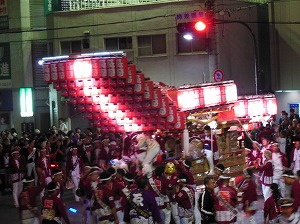 平成25年10月13日 河内長野だんじり祭り 長野駅前パレード
