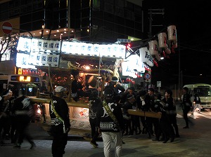 平成25年10月13日 河内長野だんじり祭り 長野駅前パレード