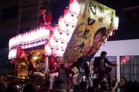 河内長野だんじり祭り「長野」のぶん回しの画像と動画です。